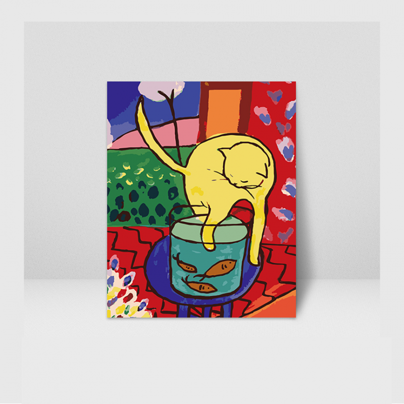 국내자체제작 고급 DIY명화그리기세트 (앙리마티스 컬렉션)