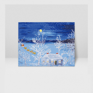 국내자체제작 고급 DIY명화그리기세트 (그랜마모지스 Santa Claus is here)